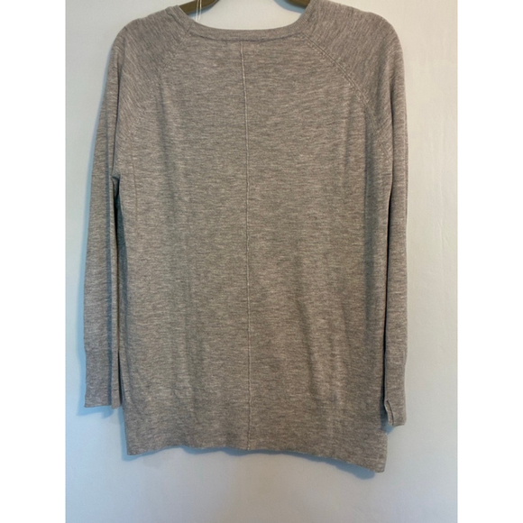 0166 Size Medium Zara Knit Light Grey Lightweight Sweater. VGUC - Picture 4 of 12
